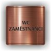 Piktogram - WC ZAMĚSTNANCI