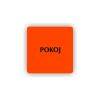 Cedule pokoj | Piktogram (čtverec)