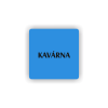 Cedule kavárna | Piktogram (čtverec)