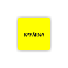 Cedule kavárna | Piktogram (čtverec)