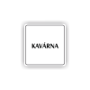 Cedule kavárna | Piktogram (čtverec)