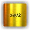 Cedule garáž – plast (piktogram)