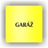 Cedule garáž – plast (piktogram)