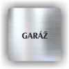 Cedule garáž – plast (piktogram)