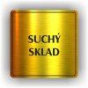 Cedule suchý sklad – plast (piktogram)