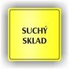 Cedule suchý sklad – plast (piktogram)