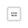 Cedule suchý sklad | Piktogram (čtverec)