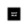 Cedule suchý sklad | Piktogram (čtverec)