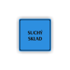 Cedule suchý sklad | Piktogram (čtverec)