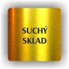 Cedule suchý sklad – plast (piktogram)