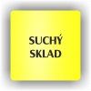 Cedule suchý sklad – plast (piktogram)