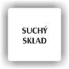 Cedule suchý sklad – plast (piktogram)