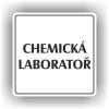 Cedule chemická laboratoř – plast (piktogram)