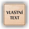 Piktogram - VLASTNÍ TEXT