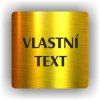 Cedule vlastní text – plast (piktogram)