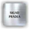 Cedule sklad prádla – plast (piktogram)