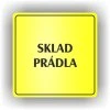 Cedule sklad prádla – plast (piktogram)