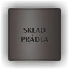 Cedule sklad prádla – plast (piktogram)