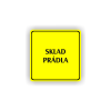 Cedule sklad prádla | Piktogram (čtverec)