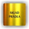Cedule sklad prádla – plast (piktogram)