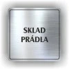 Cedule sklad prádla – plast (piktogram)