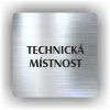 Cedule technická místnost – plast (piktogram)
