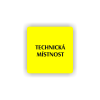Cedule technická místnost | Piktogram (čtverec)