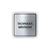 Cedule technická místnost | Piktogram (čtverec)