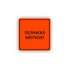 Cedule technická místnost | Piktogram (čtverec)