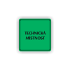 Cedule technická místnost | Piktogram (čtverec)