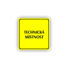Cedule technická místnost | Piktogram (čtverec)