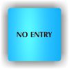 Piktogram - NO ENTRY