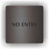 Cedule no entry – plast (piktogram)