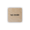 Cedule no entry | Piktogram (čtverec)