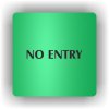 Piktogram - NO ENTRY