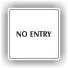 Cedule no entry – plast (piktogram)