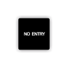 Cedule no entry | Piktogram (čtverec)