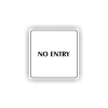 Cedule no entry | Piktogram (čtverec)