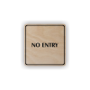 Cedule no entry | Piktogram (čtverec)