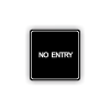 Cedule no entry | Piktogram (čtverec)