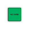 Cedule no entry | Piktogram (čtverec)