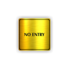 Cedule no entry | Piktogram (čtverec)