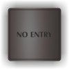 Cedule no entry – plast (piktogram)