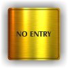 Piktogram - NO ENTRY