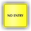 Cedule no entry – plast (piktogram)