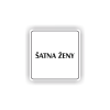 Cedule šatna ženy | Piktogram (čtverec)
