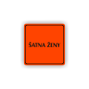 Cedule šatna ženy | Piktogram (čtverec)