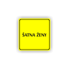 Cedule šatna ženy | Piktogram (čtverec)
