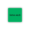 Cedule šatna muži | Piktogram (čtverec)
