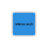 Cedule sprcha muži | Piktogram (čtverec)